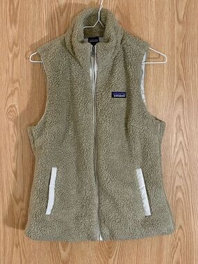 Patagonia Tan Los Gatos Sherpa Fleece Vest